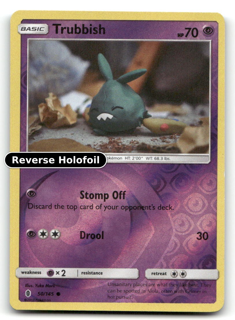 Trubbish Reverse Holofoil SM - Guardiani che Risorgono 50/145 LP Pokemon