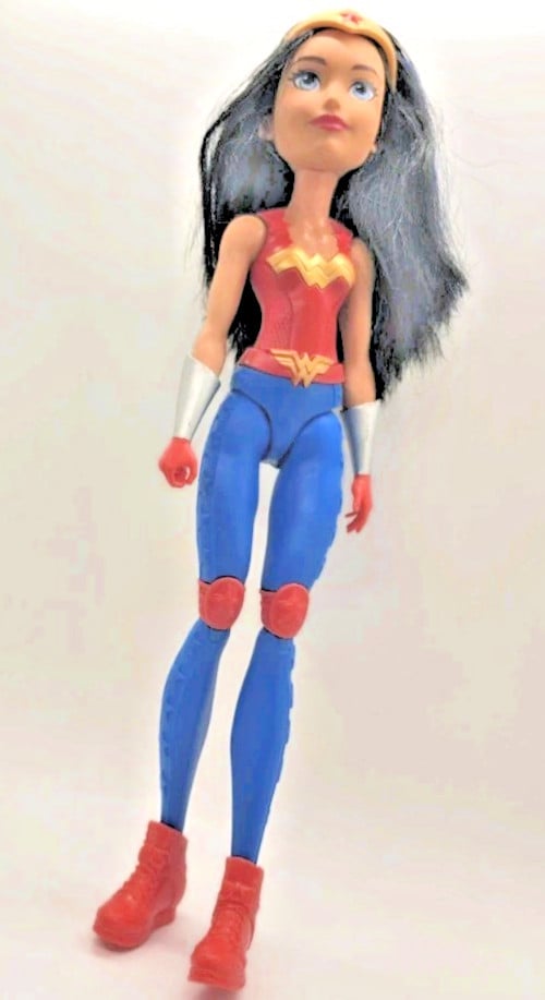 Mattel DC Super Hero Girls Wonder Woman bambola 12" DMM24 2015 articolata sciolta