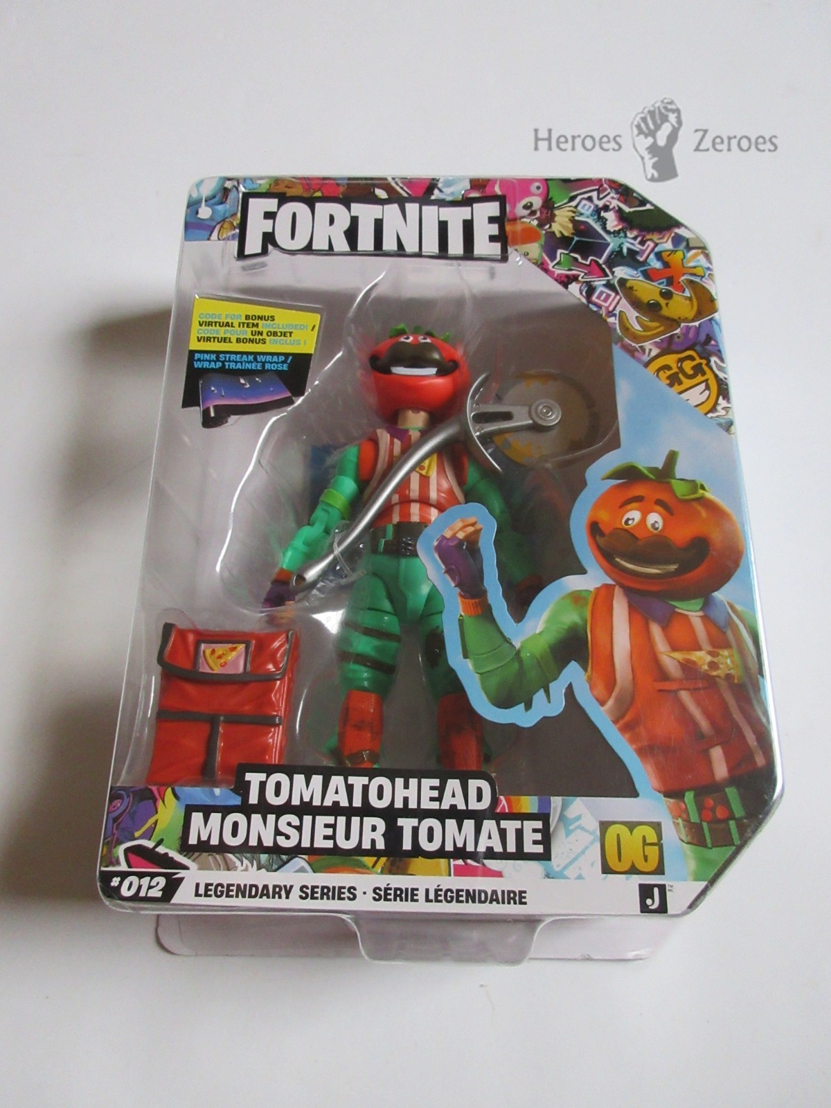 Modellino Jazwares Fortnite OG Legendary Series #012 TOMATOHEAD nuovo con scatola 2026