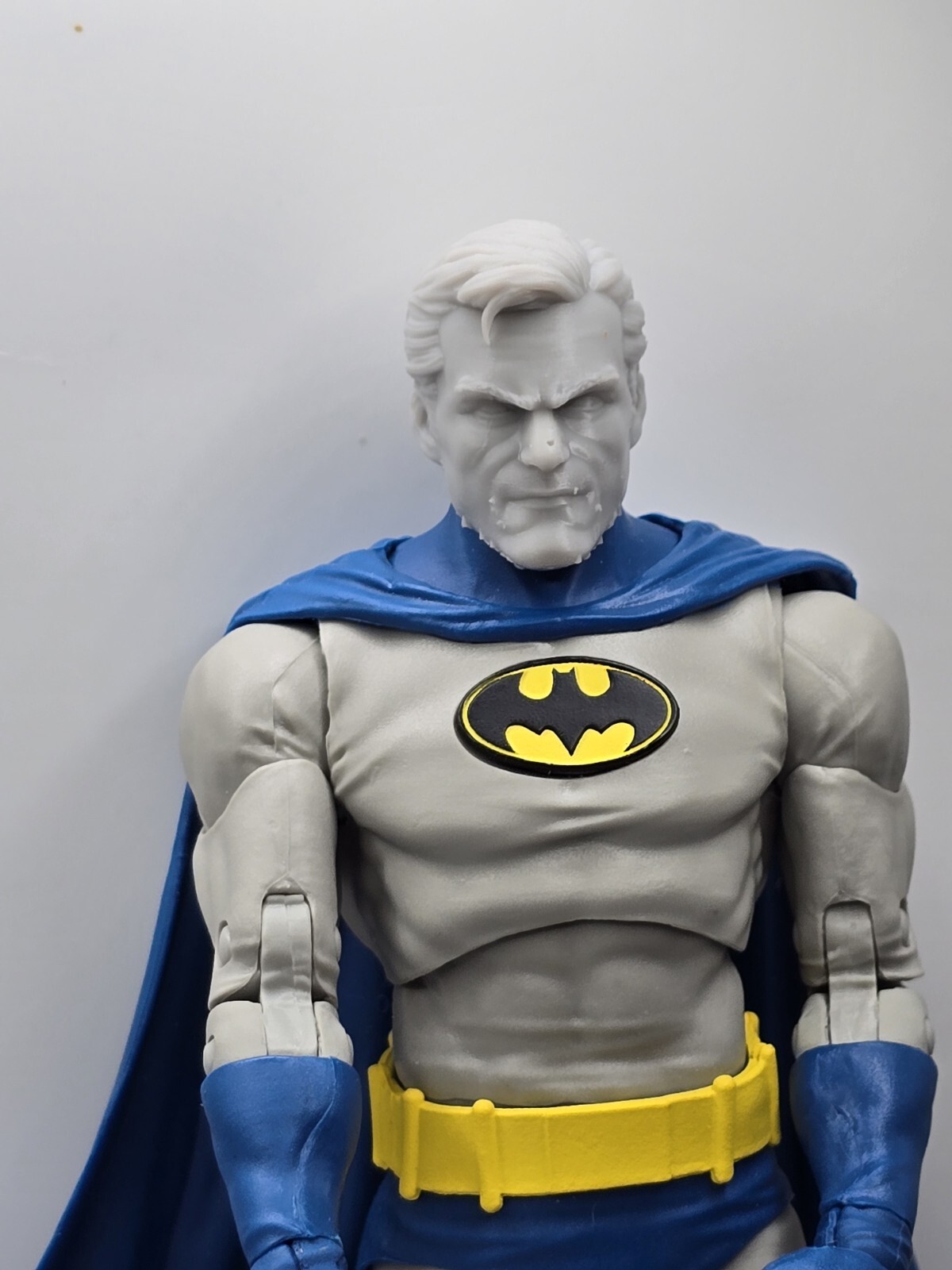 3d Print BLACK MASK RAMON Head  1:10 7"   LEGENDS   DC MULTIVERSE