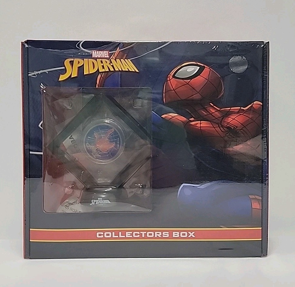 Scatola da collezione Spiderman, Marvel, berretto/portachiavi/moneta/calzini/decalcomania da parete