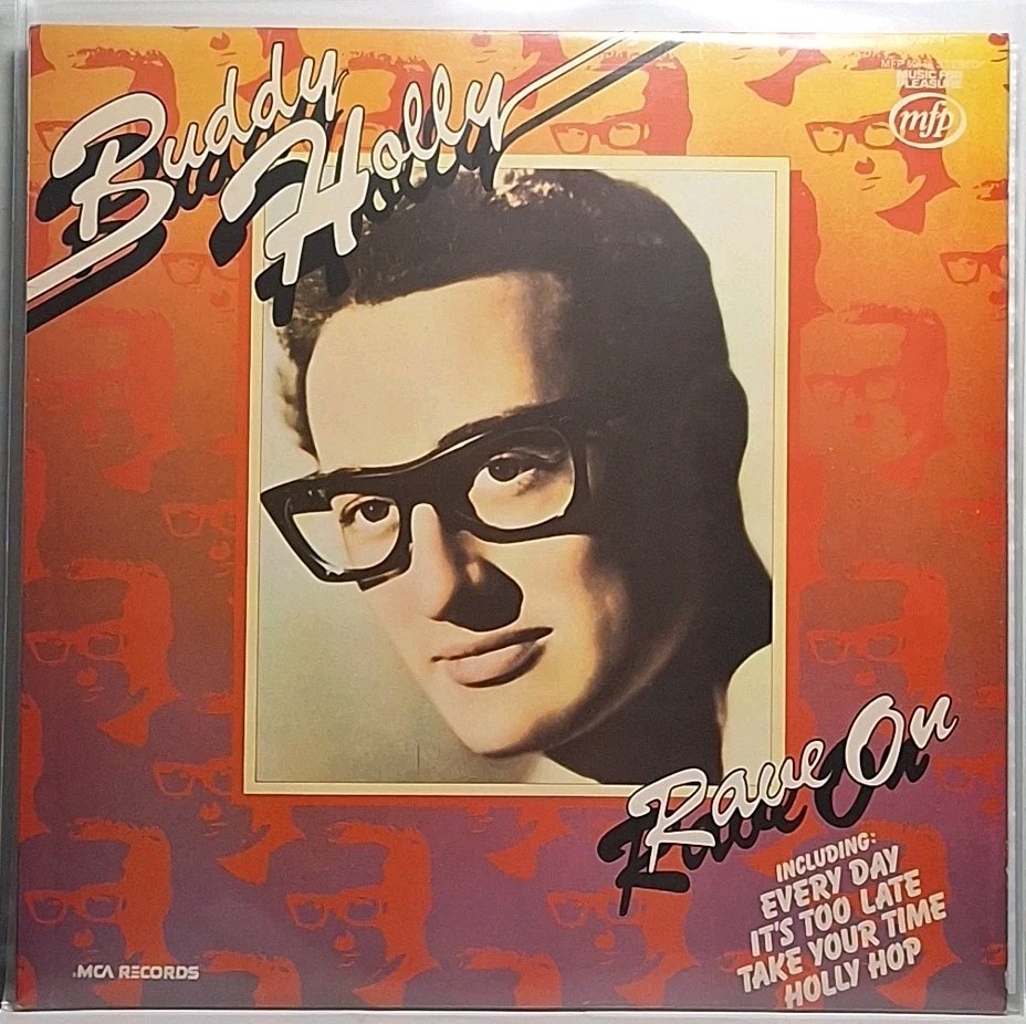 Buddy Holly Rave On Music For Pleasure Vinyl MCA Records [MFP 50176] VG+/EX OOP 