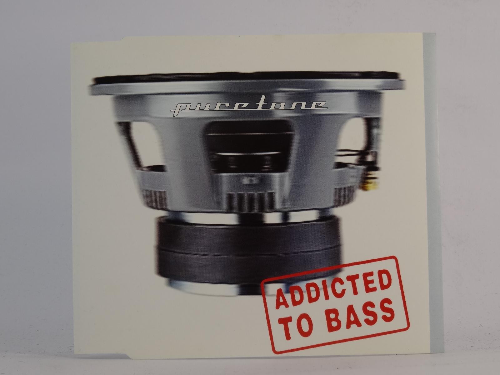 PURETONE ADDICTED TO BASS (I95) 3 Track CD Single including Picture Sleeve GUSTO