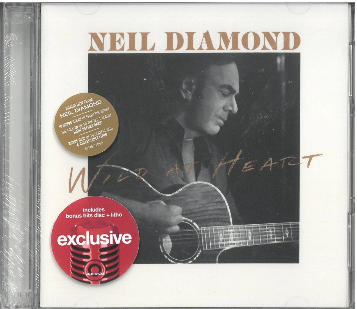 NEIL DIAMOND Wild At Heart 2CD 2026 w/BONUS CD LITHO Target