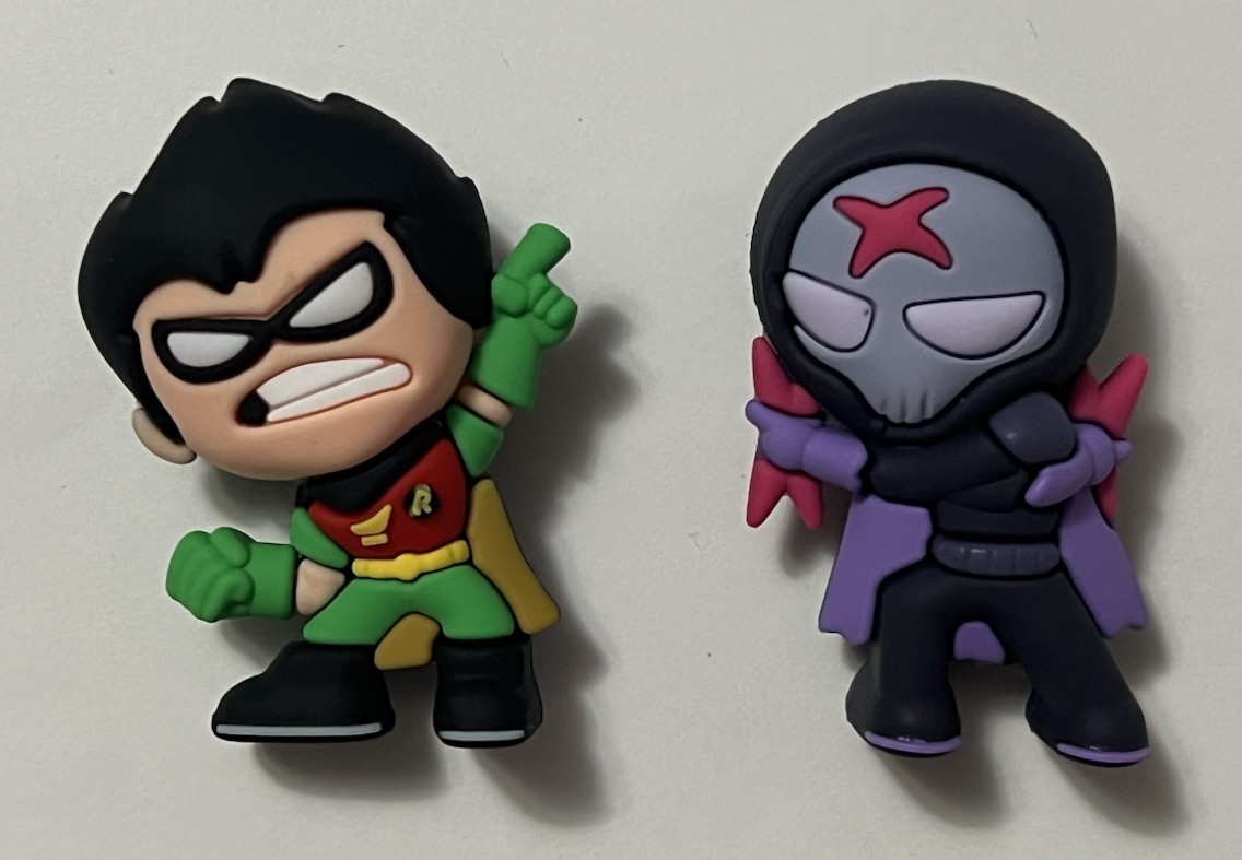 Nuovo 2026 ROBIN & RED X 2” Teen Titans Go Buddies Set di Figure Cartoon Network
