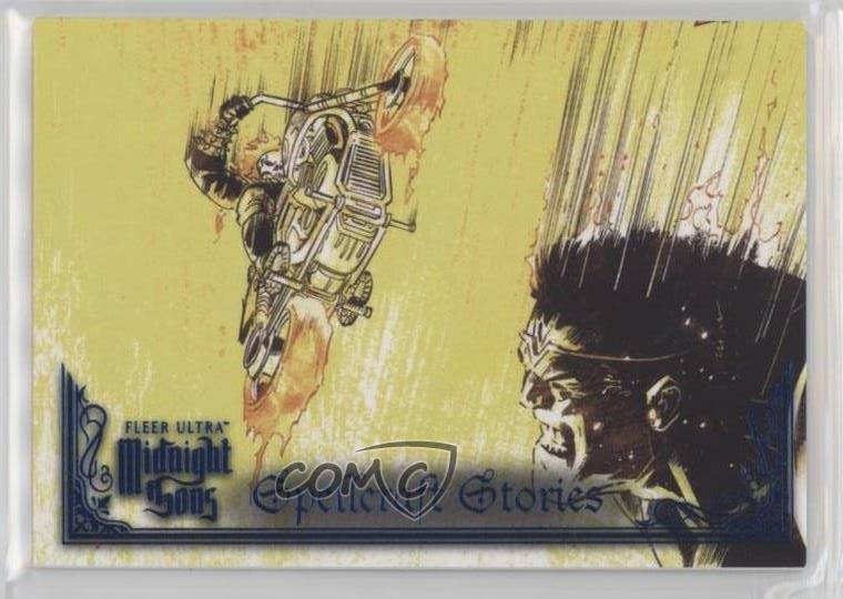 2023 Fleer Ultra Midnight Sons Spellcraft Stories Blue Hulk Ghost Rider 16zb