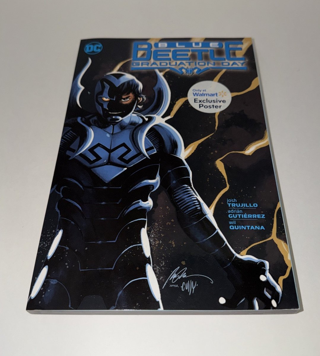Blue Beetle: Graduation Day (DC Comics ottobre 2023) brossura commerciale con poster
