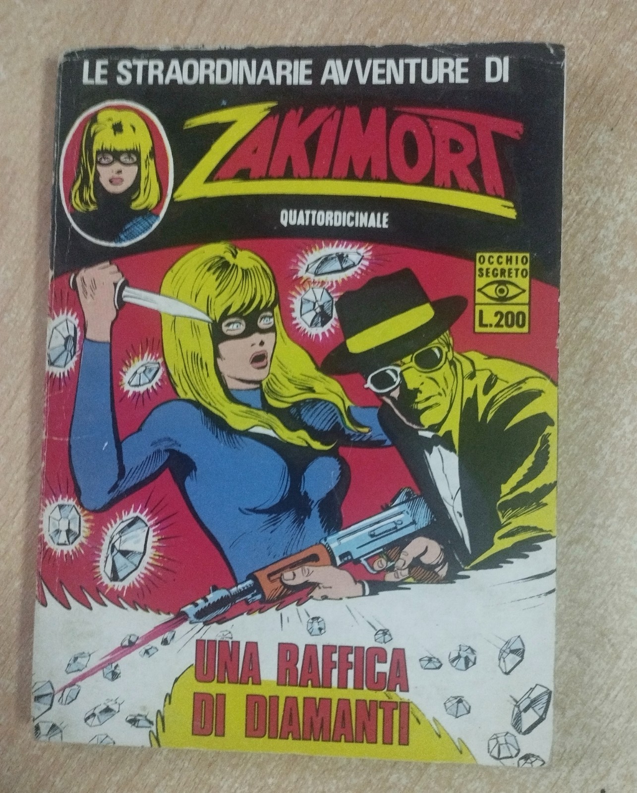 ED. CEA  2°  SERIE  ZAKIMORT   N°  13  1973  ORIGINALE  !!!!!