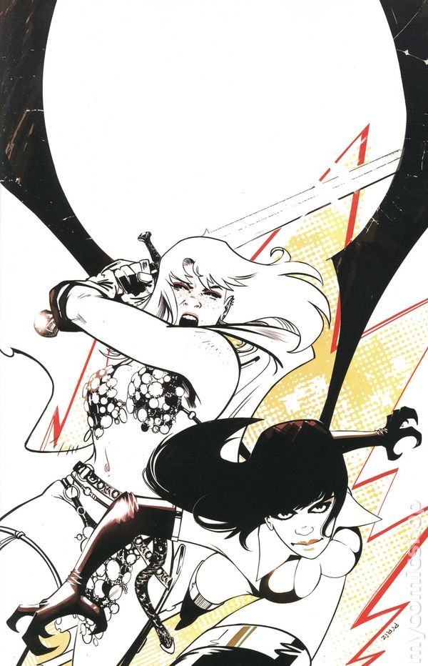 Vampirella vs. Red Sonja Red City 1M quasi nuovo 2026 immagine stock