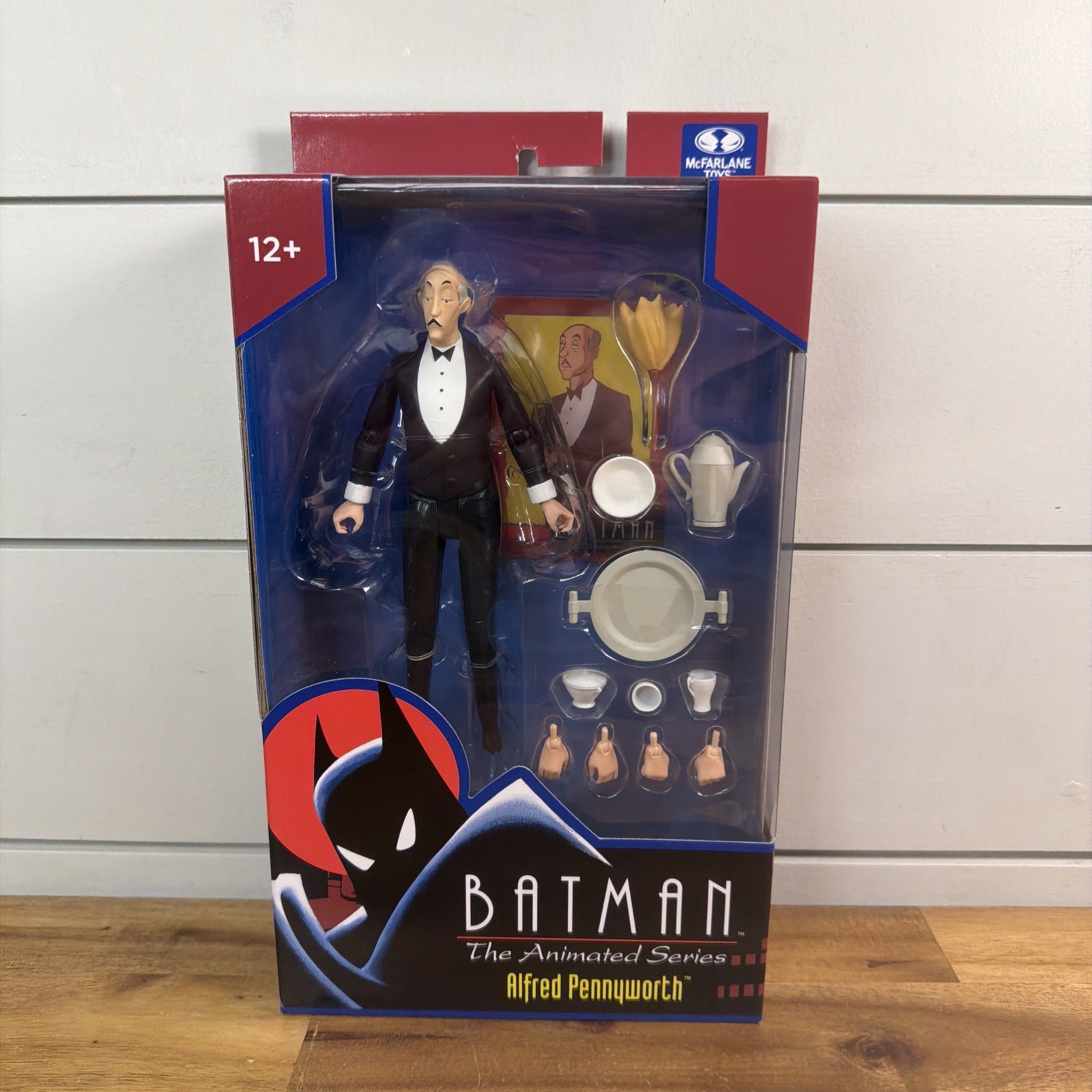 McFarlane Toys Batman La Serie Animata Personaggio Alfred Pennyworth Spedizione Veloce!