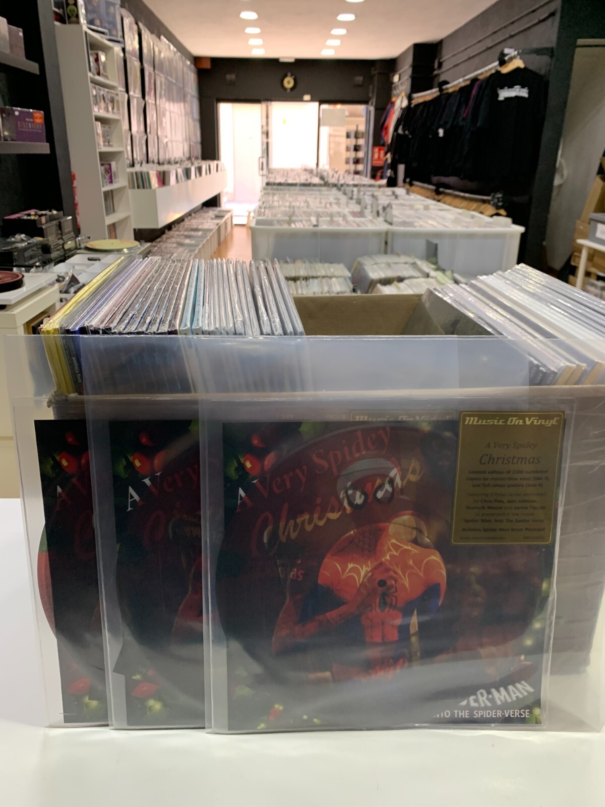SPIDER-MAN LP 10" Un Natale Molto Spidey Vinile Cristallo Chiaro 2022 Sigillato
