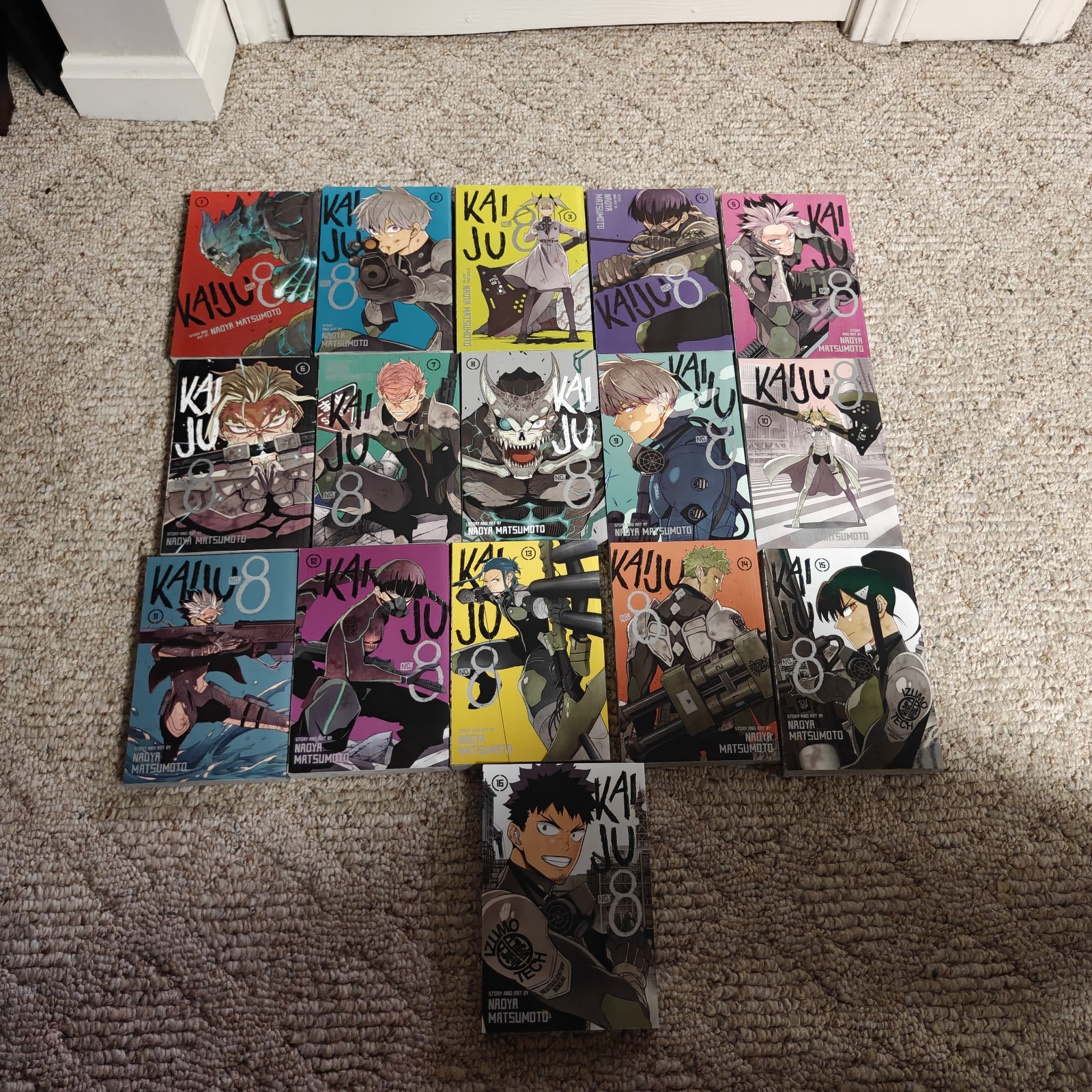 Kaiju n. Serie 8 manga set completo vol. Versione inglese 1-16