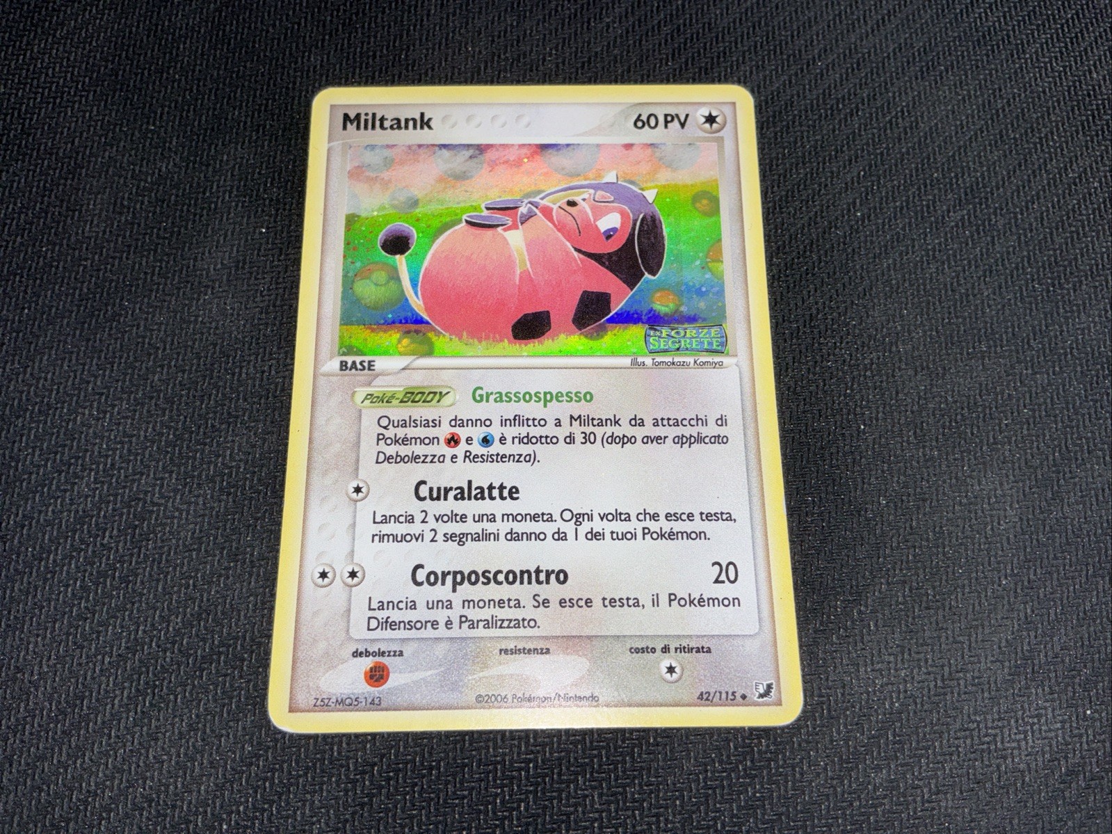 Pokemon - Miltank - 42/115 - EX Forze Segrete - Stamped- Reverse Holo - ITA