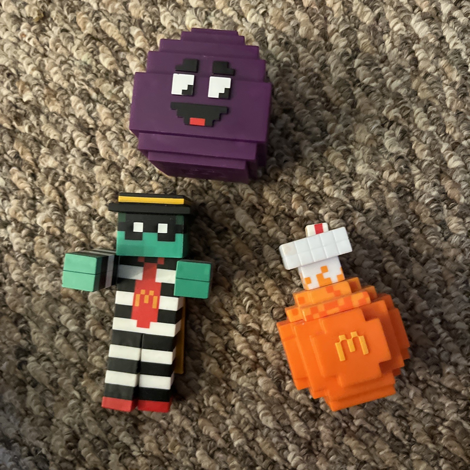 Lotto pozioni bibite giocattolo da collezione McDonalds Minecraft Adult Meal