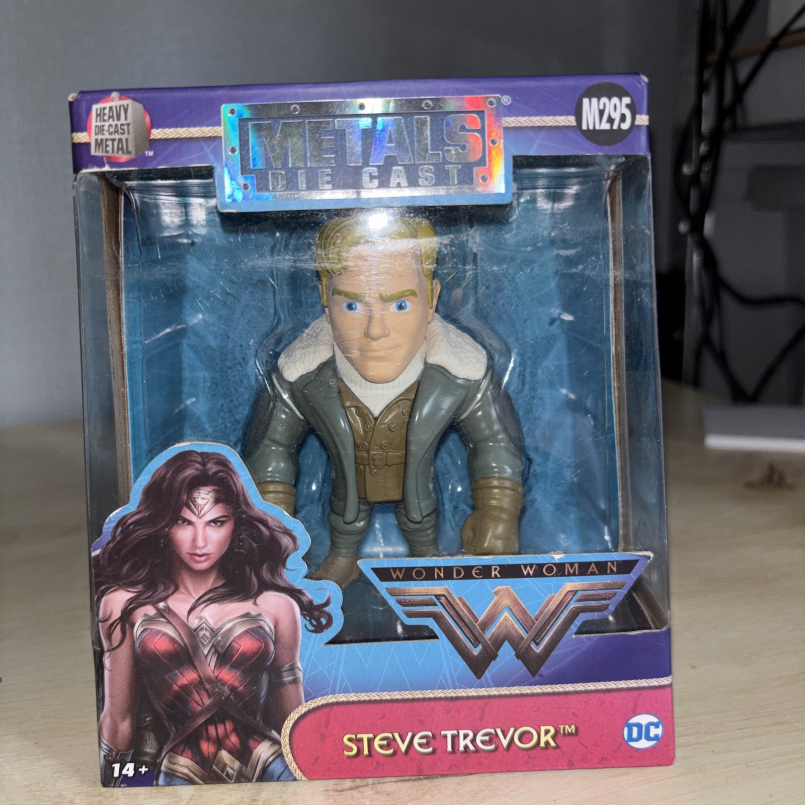 METAL DIECAST TOY FIGURE STEVE TREVOR WONDER WOMAN COLLECTABLE