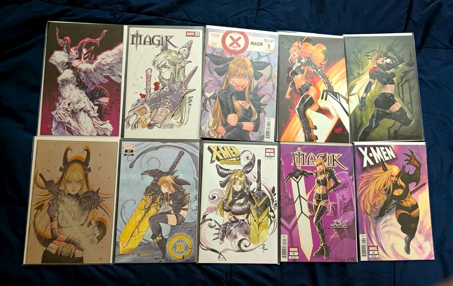 Lotto fumetti misti variante Marvel Magik