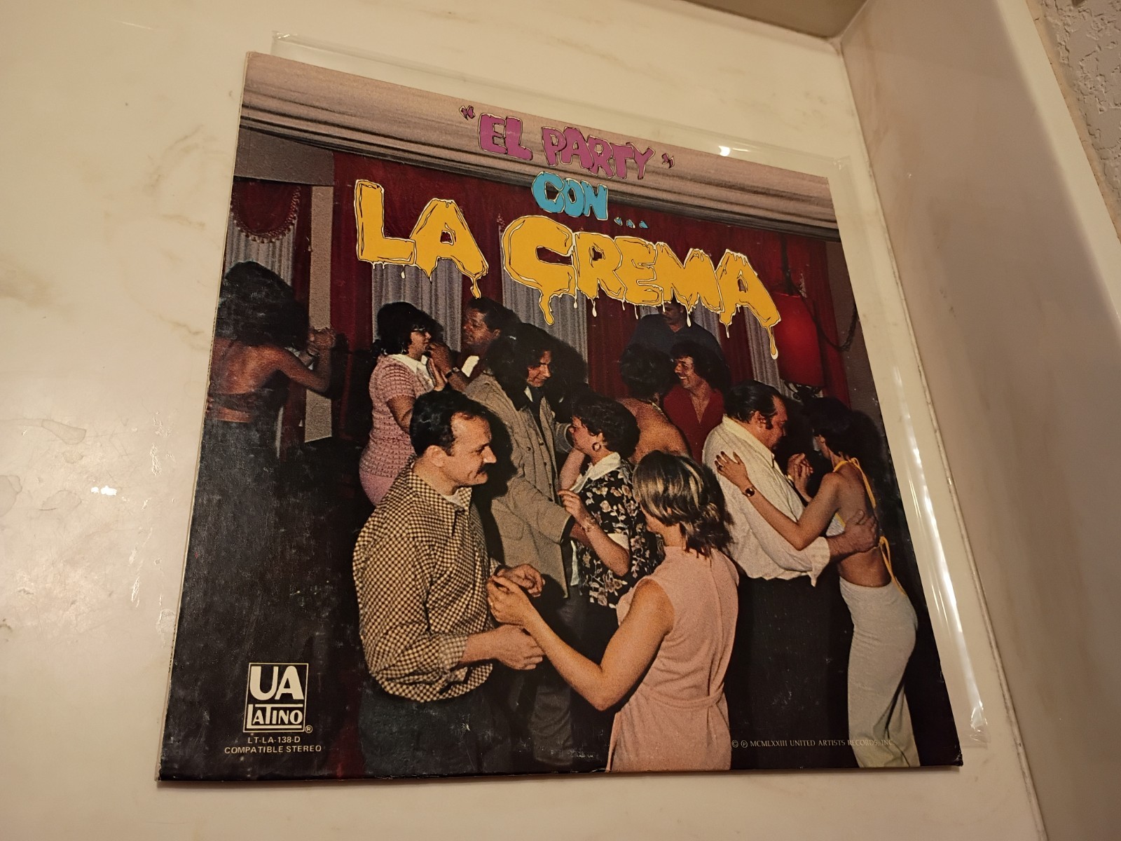 LA CREMA EL PARTY CON LA CREMA LP 1973 UA LATINO ORIGINAL US 1ST PRESS SALSA