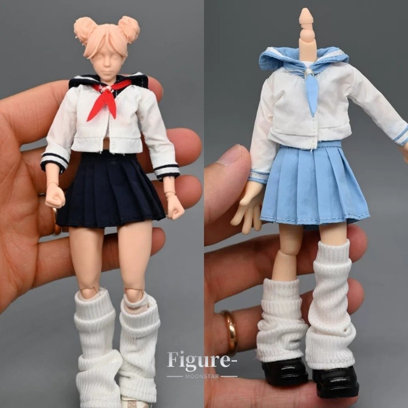 1/12 Female Soldier JK Sailor Uniform Fit Snail Shell Mobile Suit Figure Body