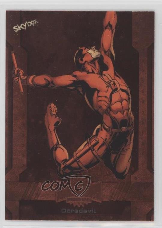 2024 Skybox Marvel Metal Universe Avengers alta serie rame Daredevil 0sb0