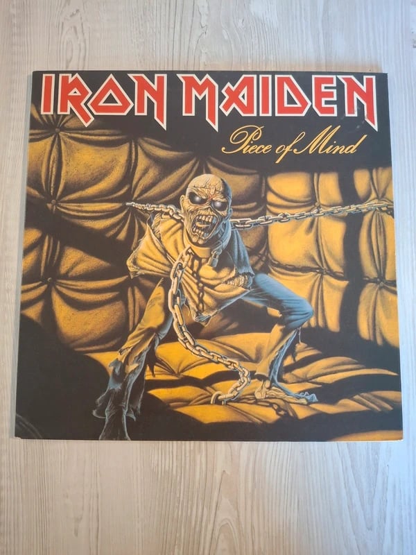 Album vinyle 33 tours (LP) Iron Maiden « Piece of Mind » 1983