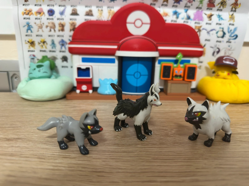 Lote de figuras Pokemon 2 Poochyena y Mightyena