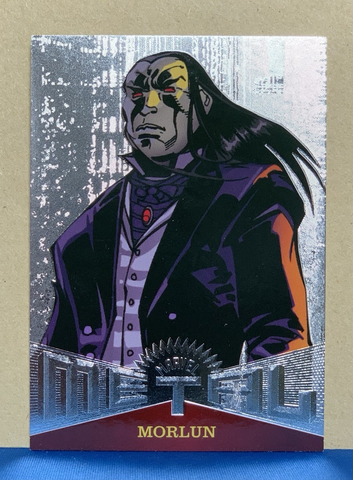 2017 Fleer Ultra Marvel Spider-Man Marvel Metal Morlun #MM18