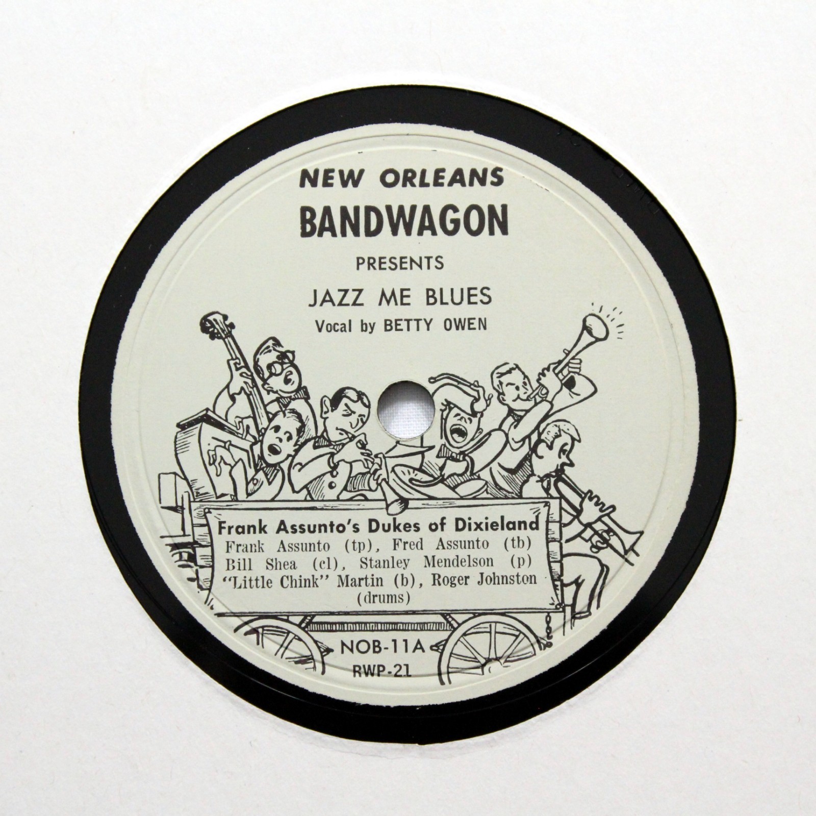 FRANK ASSUNTO'S DUKES OF DIXIELAND "Jazz Me Blues" NEW ORLEANS BANDWAGON NOB-11