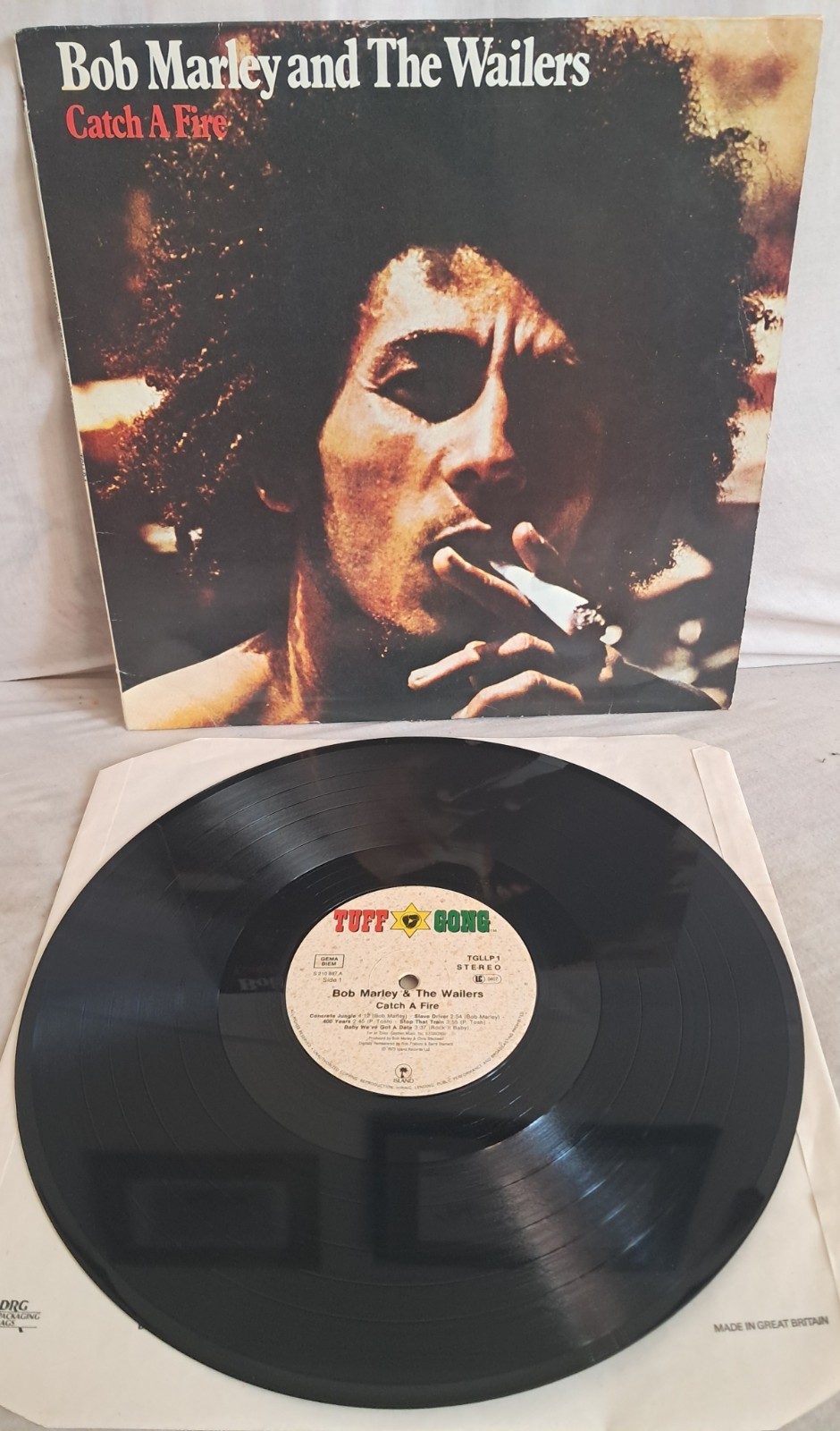 Bob Marley & the Wailers ~ Catch A Fire RE Tuff Gong Remastered VG+/VG+ See pics