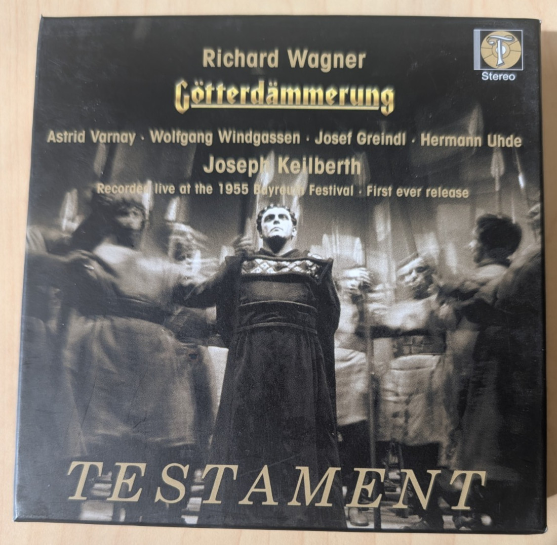 Wagner Gotterdammerung Keilberth 1955 Bayreuth Testament 4 CD Set Varnay Stereo