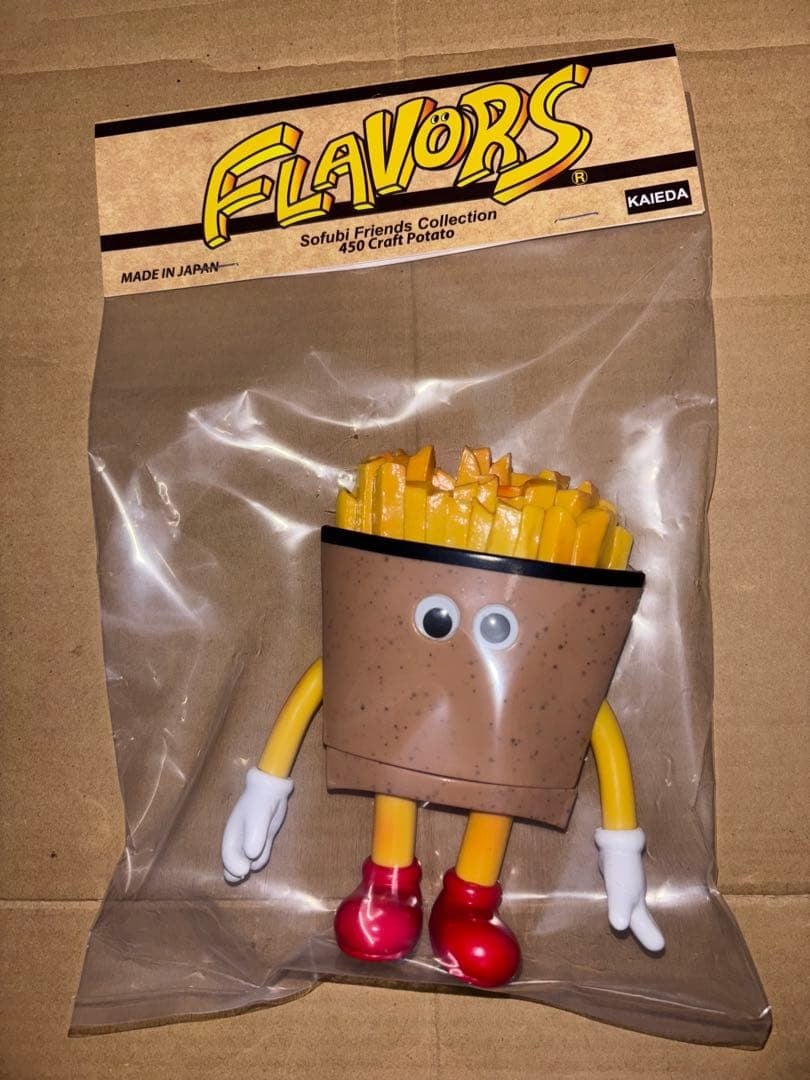 Figura artigianale in vinile morbido aromi di patate (aromi Kaieda) - mai aperta