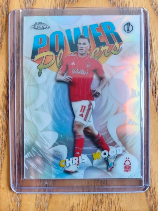 Carte Topps Chrome UCC 2025-26 Chris Wood Power Players Forest