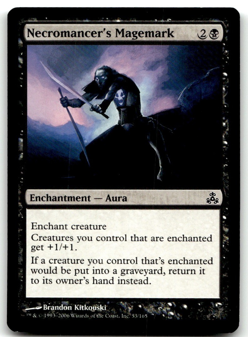 Negromancer's Magemark Guildpact 53 C Magic: The Gathering Near Mint