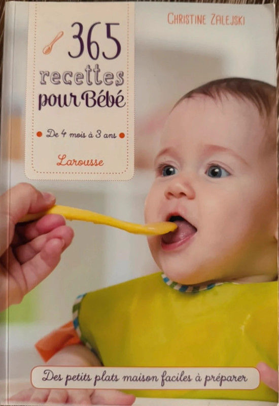 Livre de recettes bébé