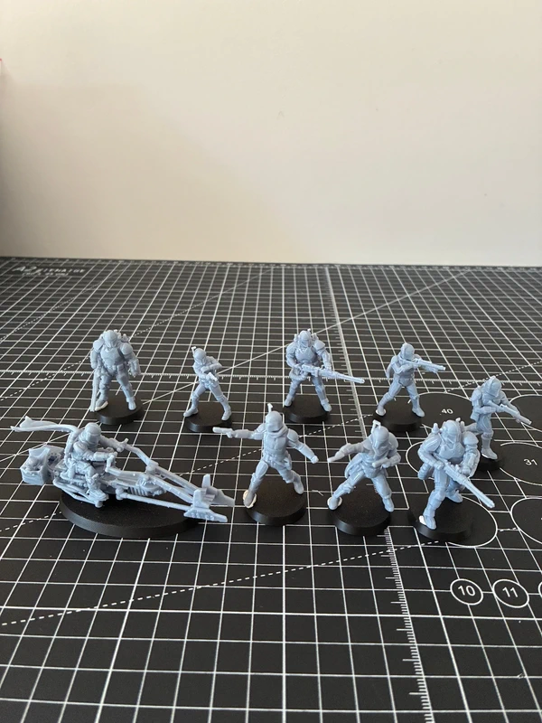 Figurine miniature - lot de Mandolorian - Star Wars