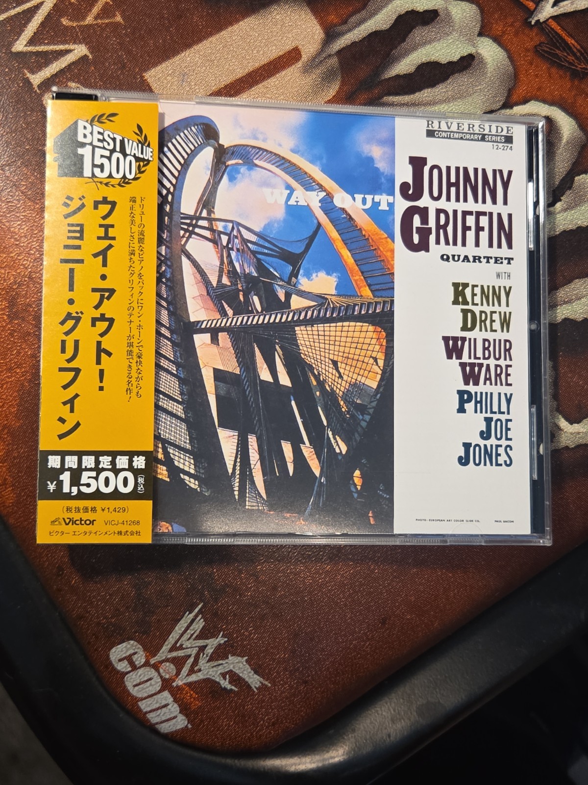 Johnny Griffin Way Out Japan CD Obi 20Bit K2 Riverside Philly Joe Jones VICJ-412
