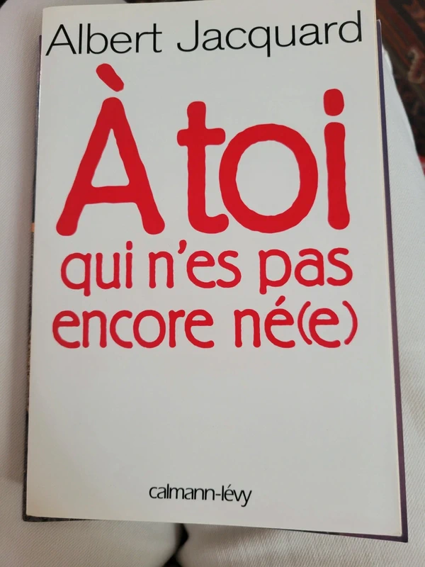 A toi qui n'es pas encore née