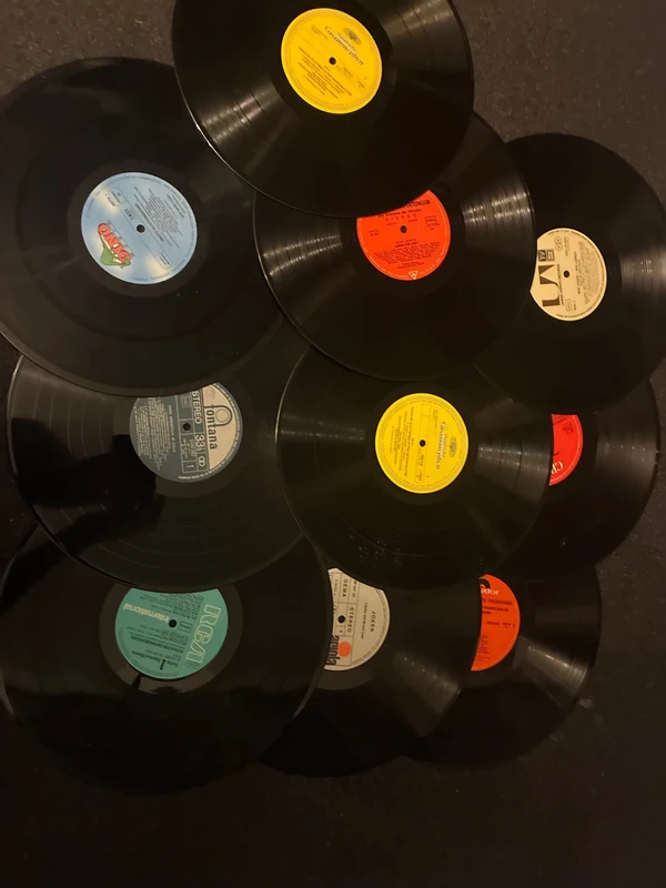 10 Deko Schallplatten
