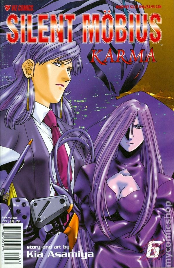 Silent Mobius Karma #6 VF 2000 immagine stock
