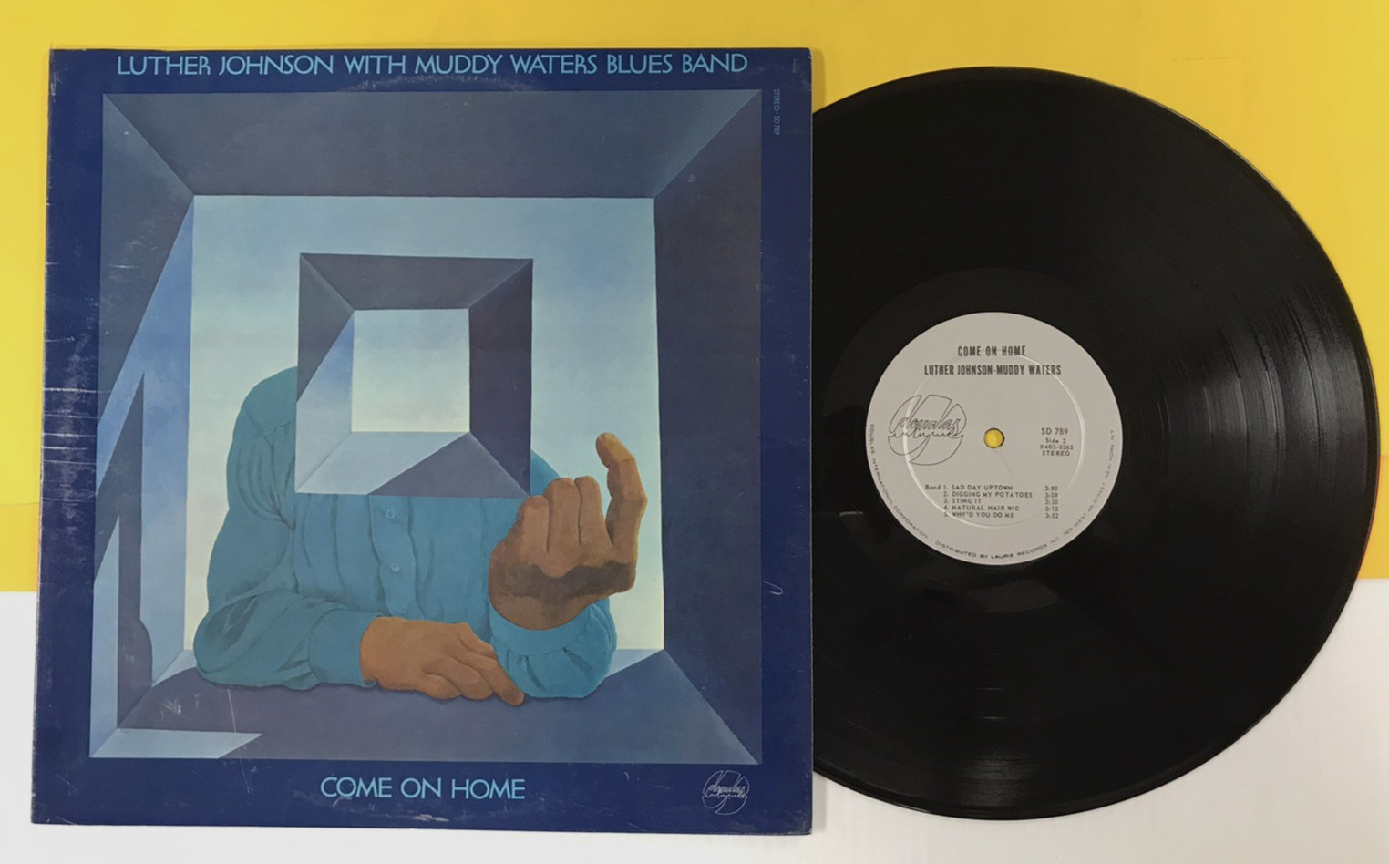 Muddy Waters & Luther Johnson Blues Band LP Come On Home (1968) EX Vinile 33 RPM