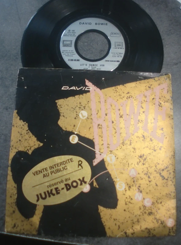45t juke box -david bowie -let's dance