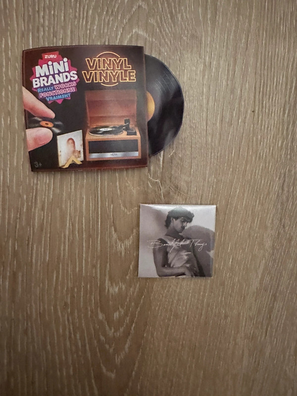 Neu und ungeöffnet Zuru Mini Brands Vinyls Beautiful Things von Benson Boone
