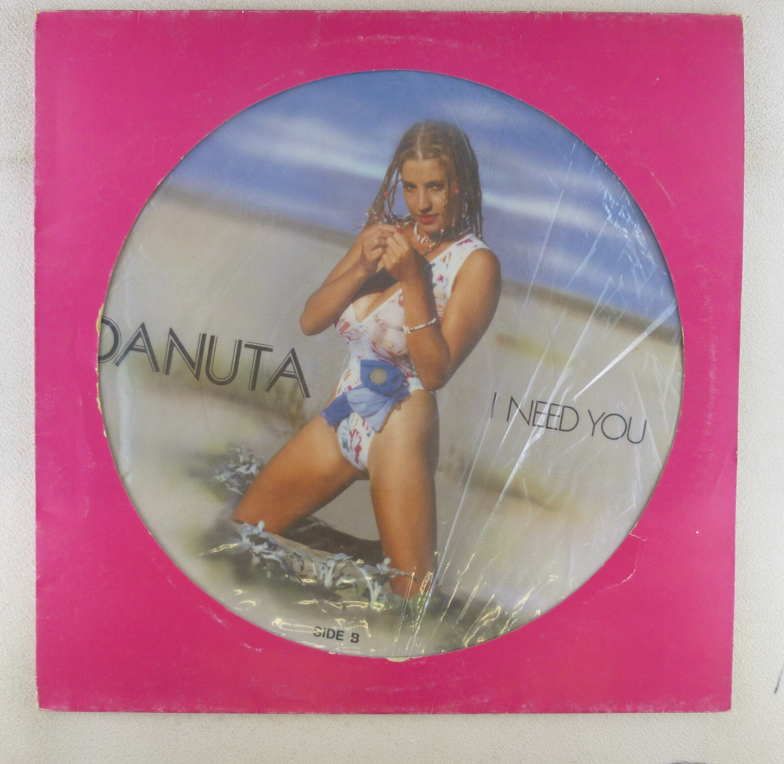12" Maxi-Single Vinile Danuta Touch My Heart ZYX Picture Disc RAR - P1767 H22