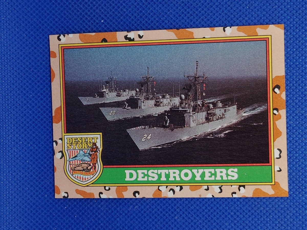 1991 Topps Desert Storm Trading Card #58 Distruttori