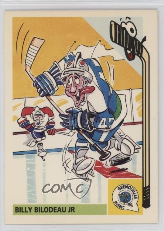 1992 Panini French Les Fous Du Hockey Freaks Billy Bilodeau Jr #73 0qx8