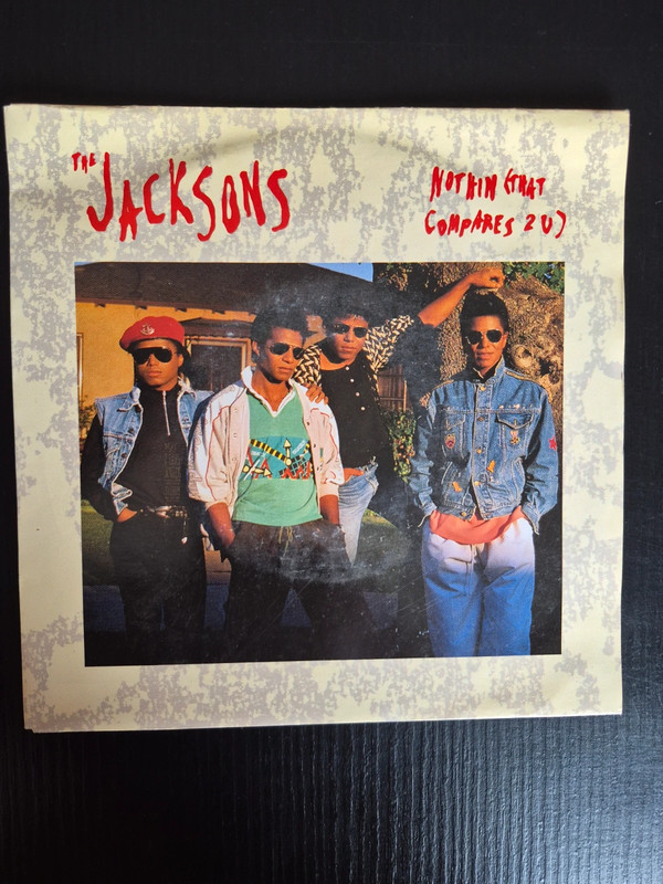 Vinyle 45 tours 7' The Jacksons "Nothing compares 2 U"