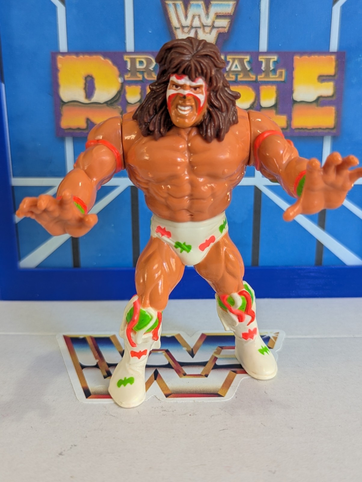 WWF Hasbro Ultimate Warrior - WWE Mattel LJN Titan Sports Wrestling - Serie 2