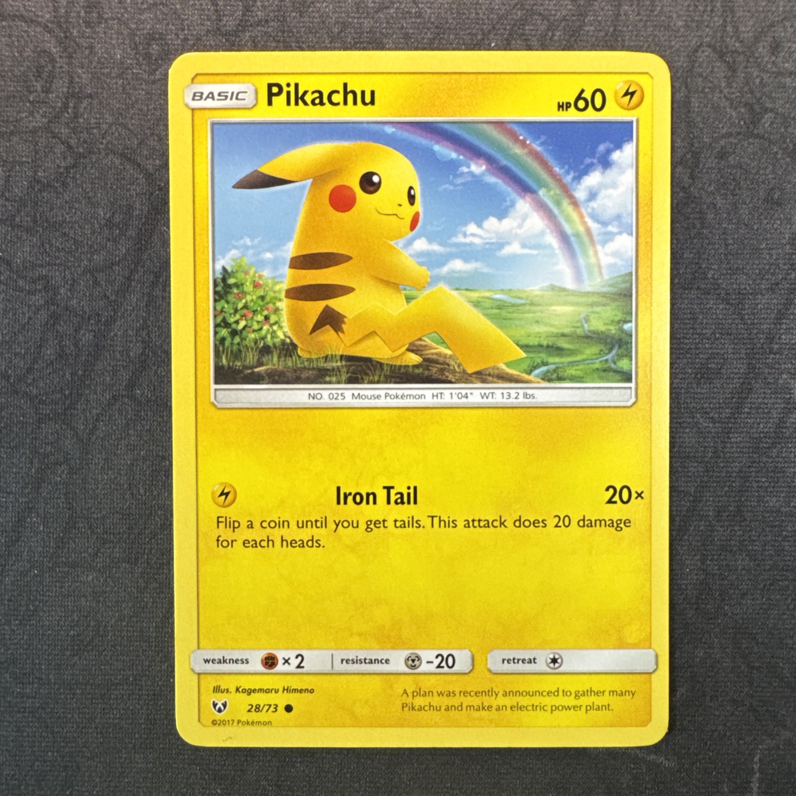 Pikachu 28/73 Shining Legends Regular