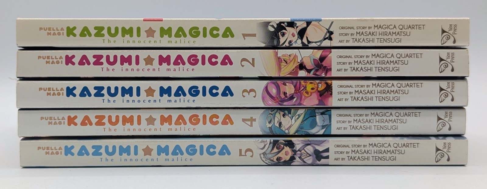 Puella Magi Kazumi Magica Vol 1-5 Set Manga Inglese Completo Rara Stampa Yen