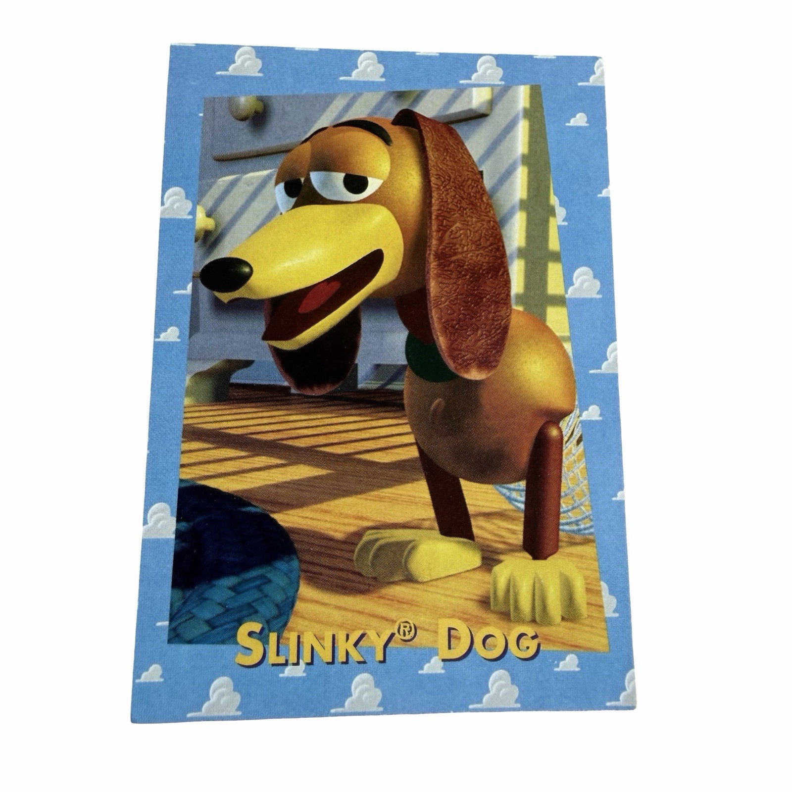 TOY STORY SERIES 1, 1995 SKYBOX PIXAR CARD # 33, SLINKY DOG - Buy 3 Get 2 Free