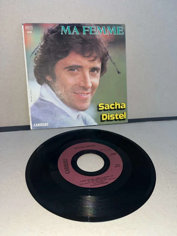 Disque vinyle 45 tours Sacha distel